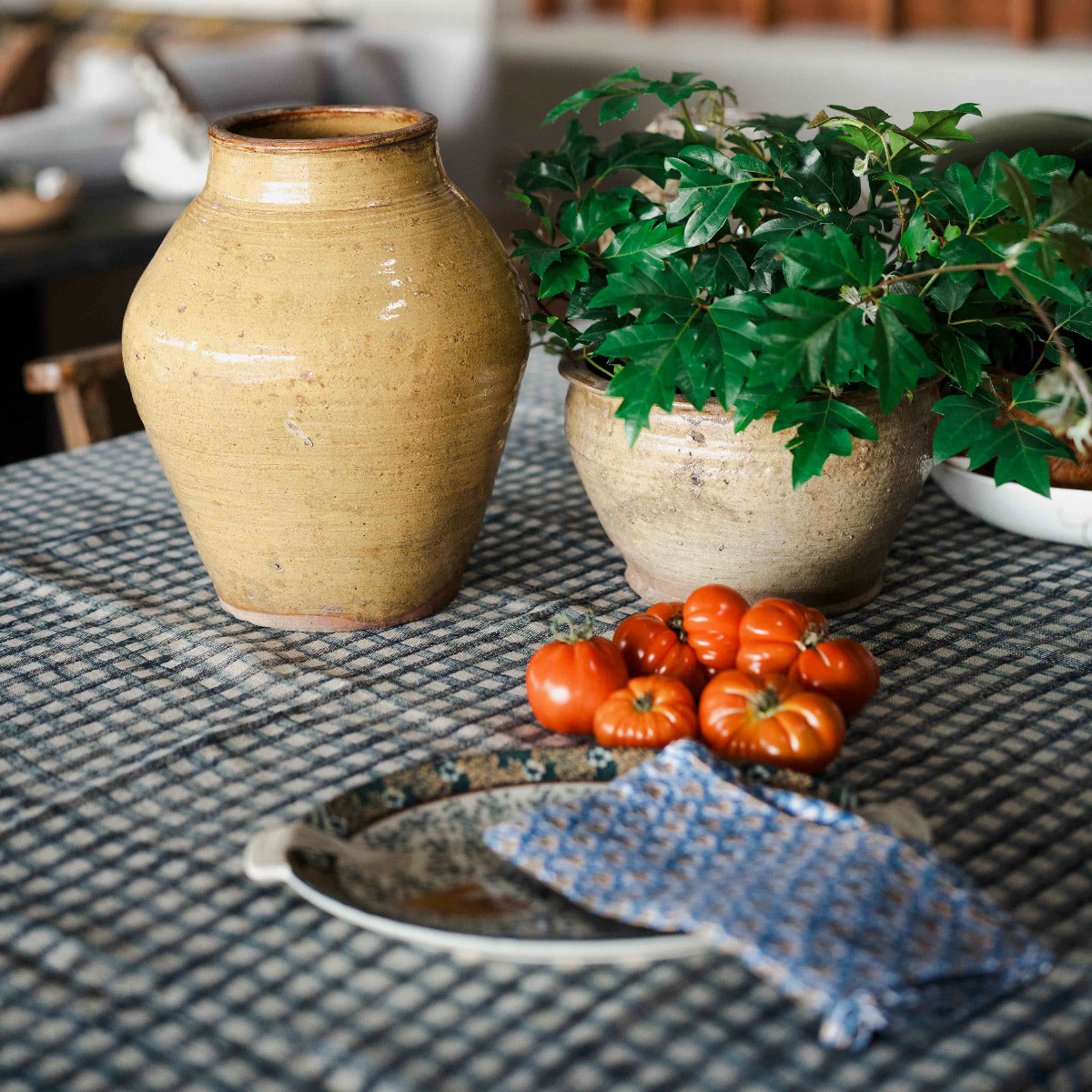 Checking Tablecloth 150 x 270