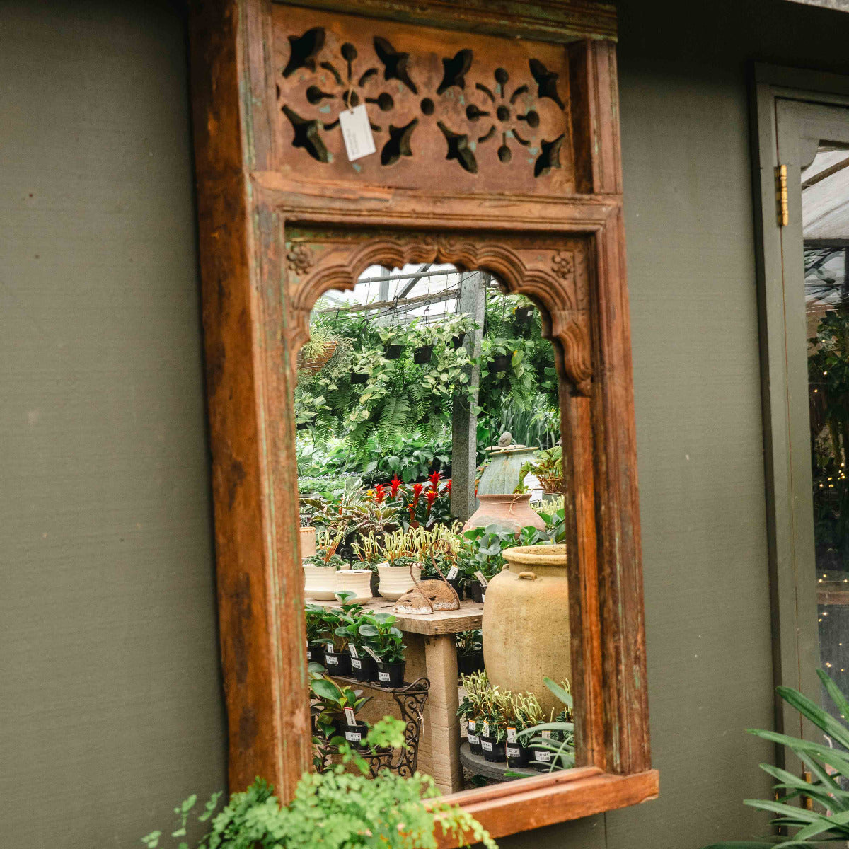 Temple Framed Mirror