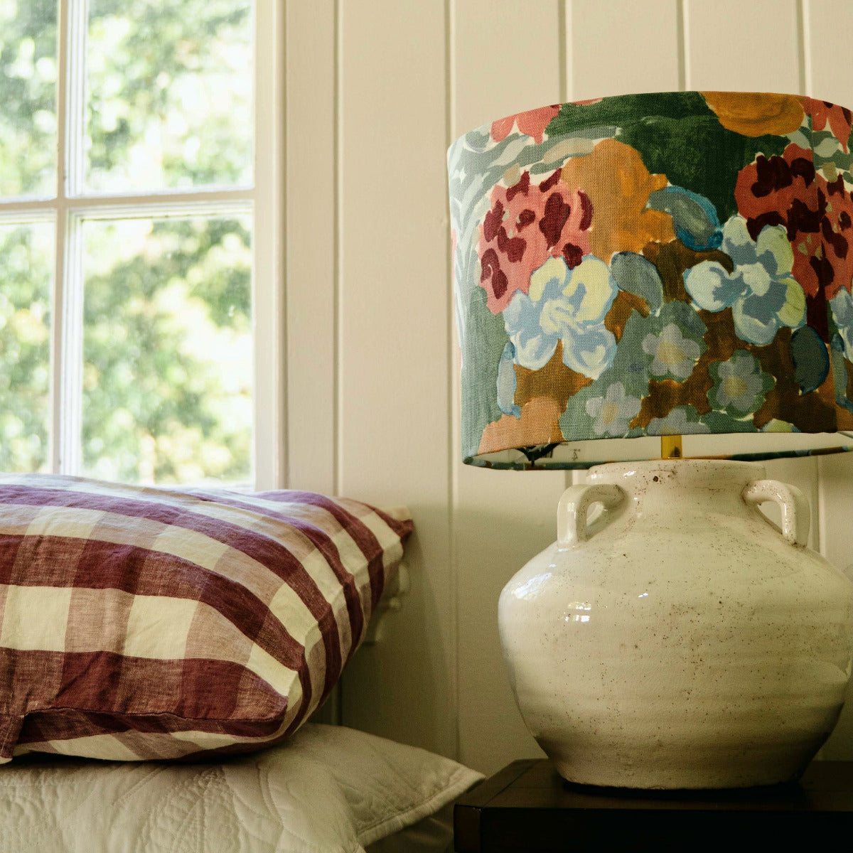 Lamp w/ Custom Designer Shade