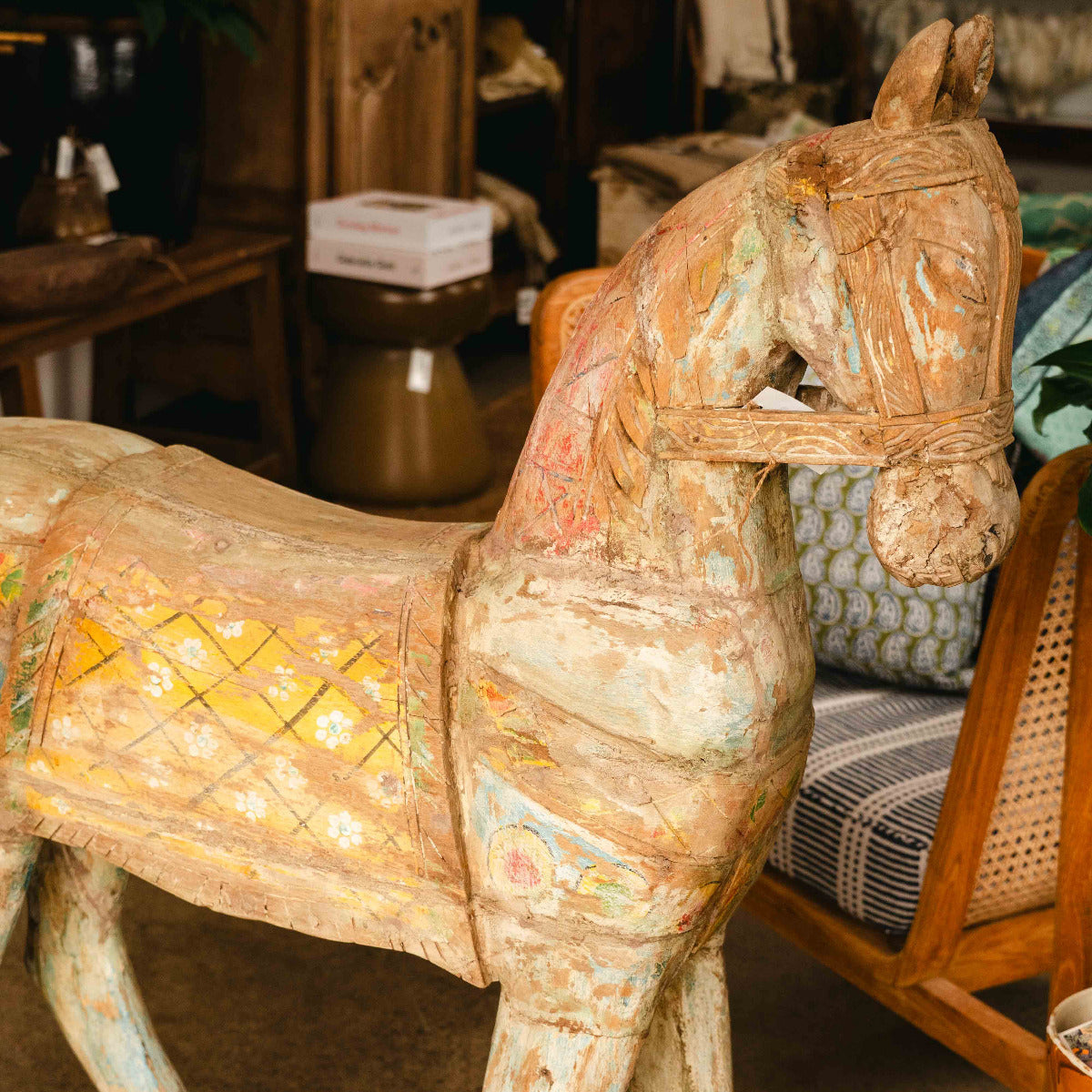 Vintage Wooden Horse