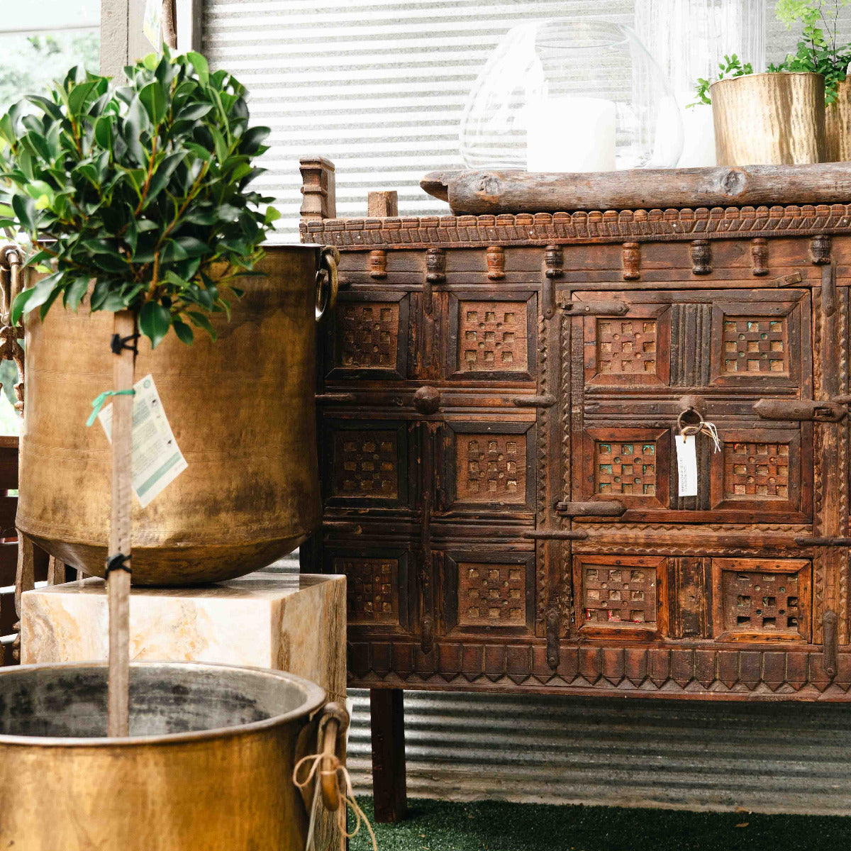 Vintage Wooden Damachiya