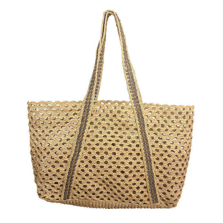 Bodo Bag Raffia Grey