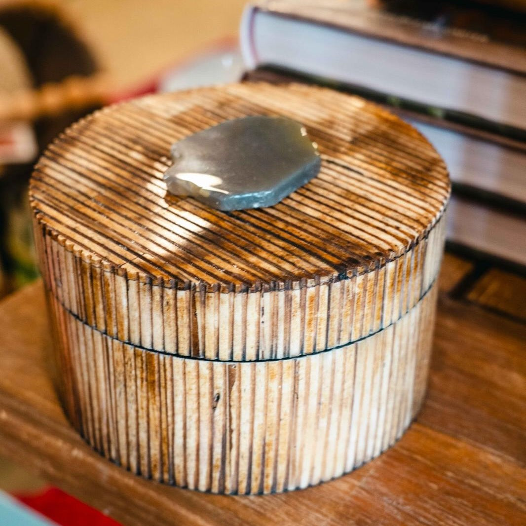 Brune Round Canister unique gift Brisbane home stlying
