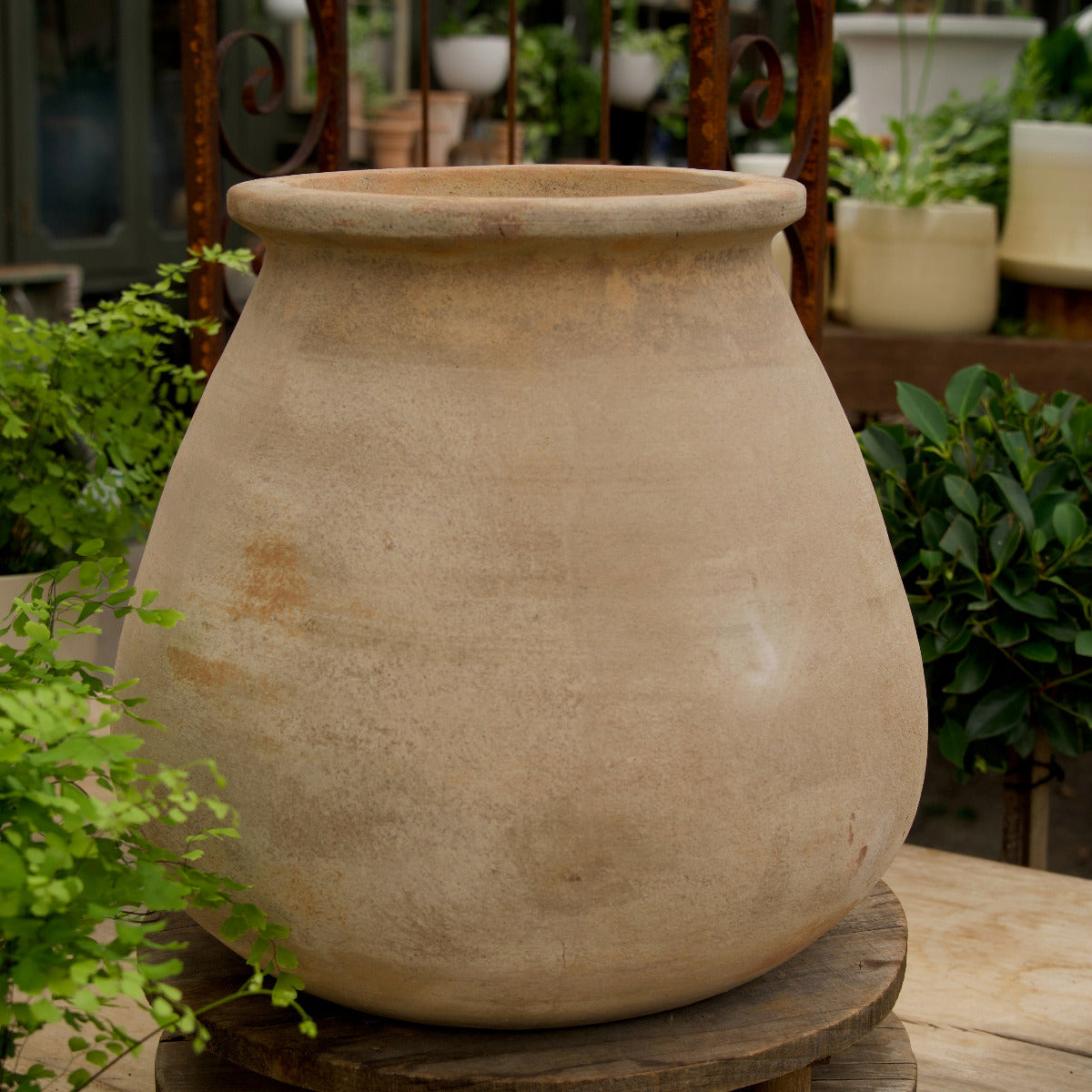 Antique Terra Chatenay Jar