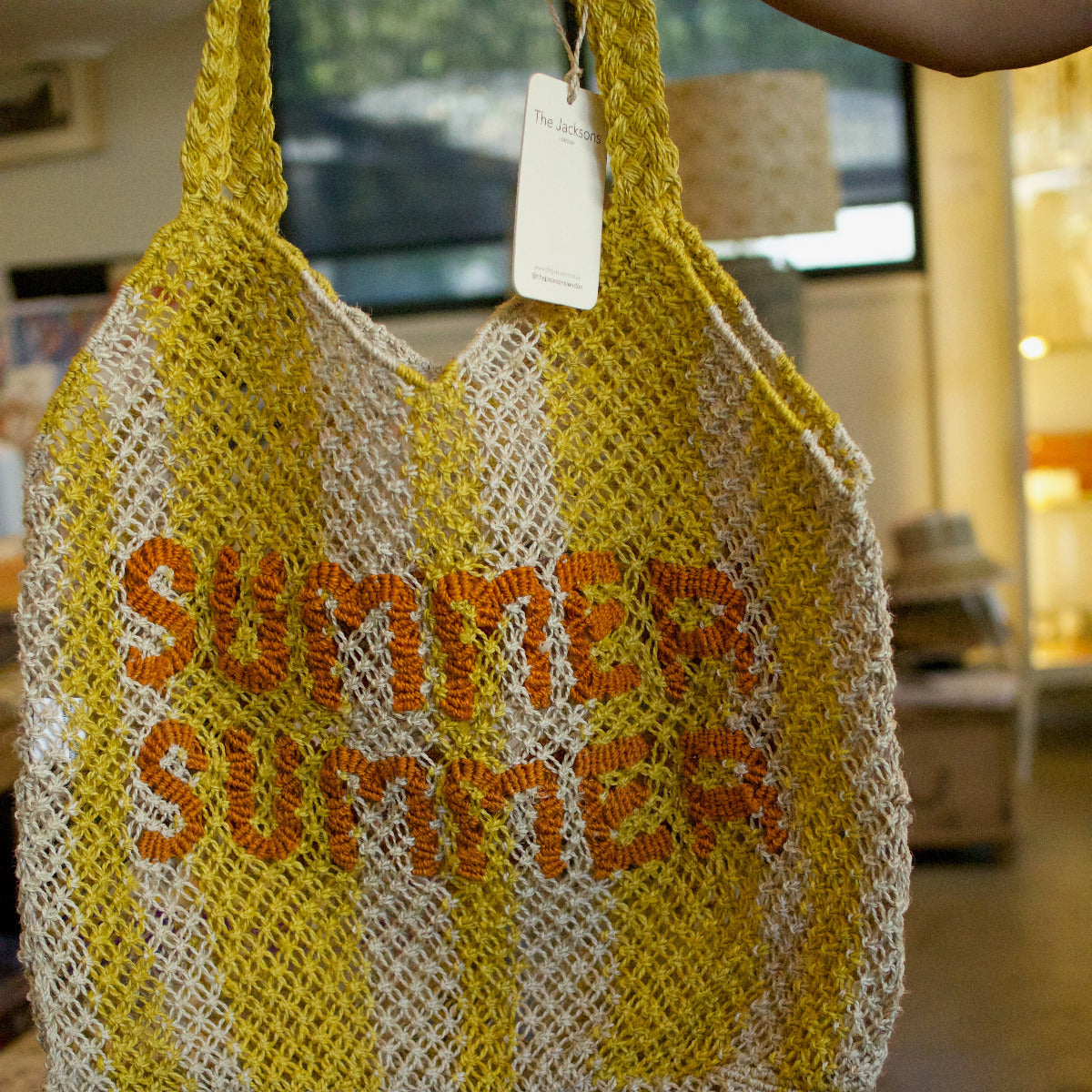 Jacksons Summer Yellow Bag