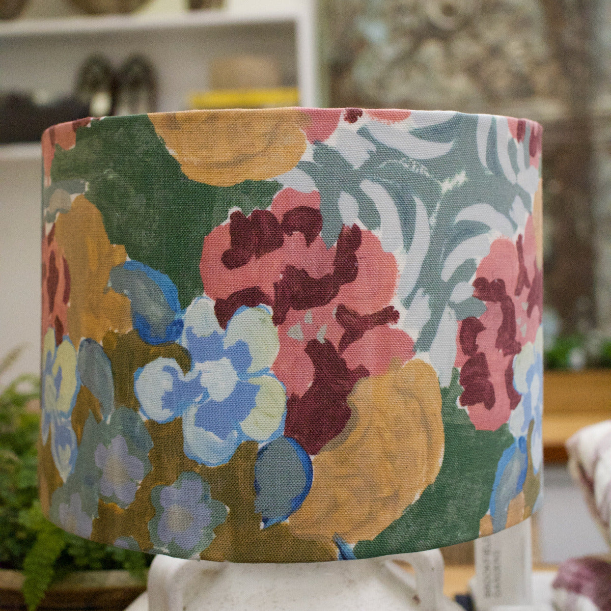 Lamp w/ Custom Designer Shade