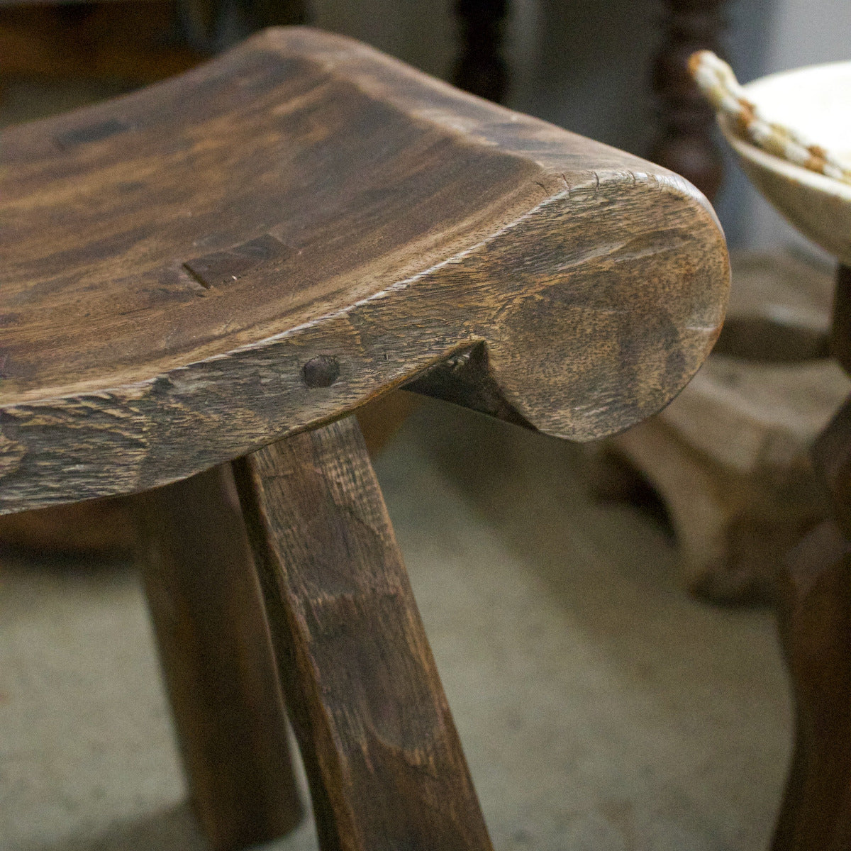 Wooden Wave Bench 2 Seater
