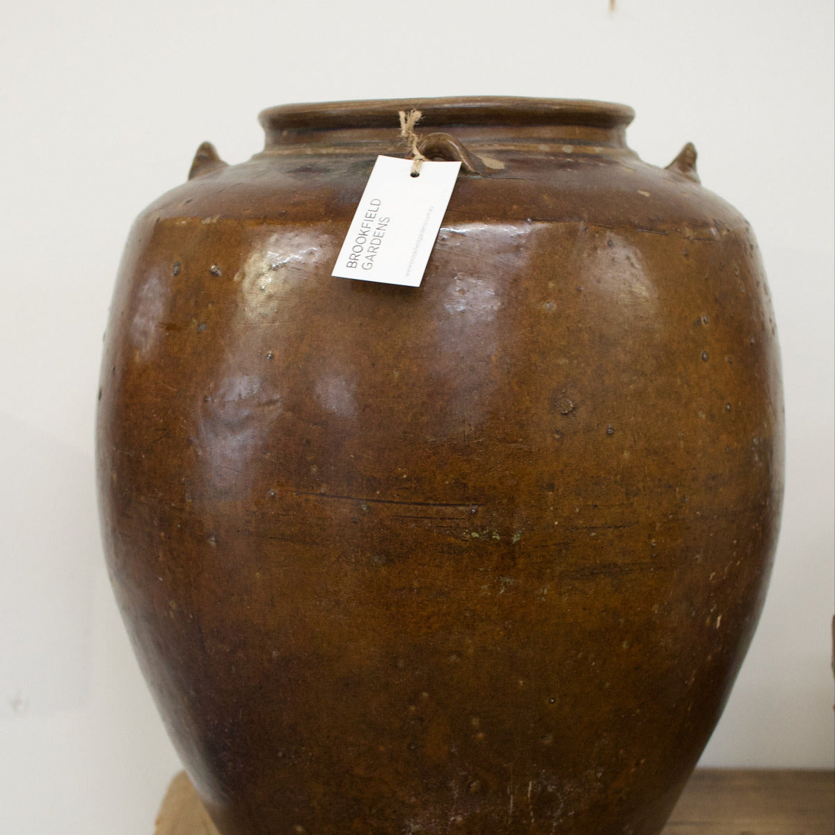 Vintage Brown Clay Pot