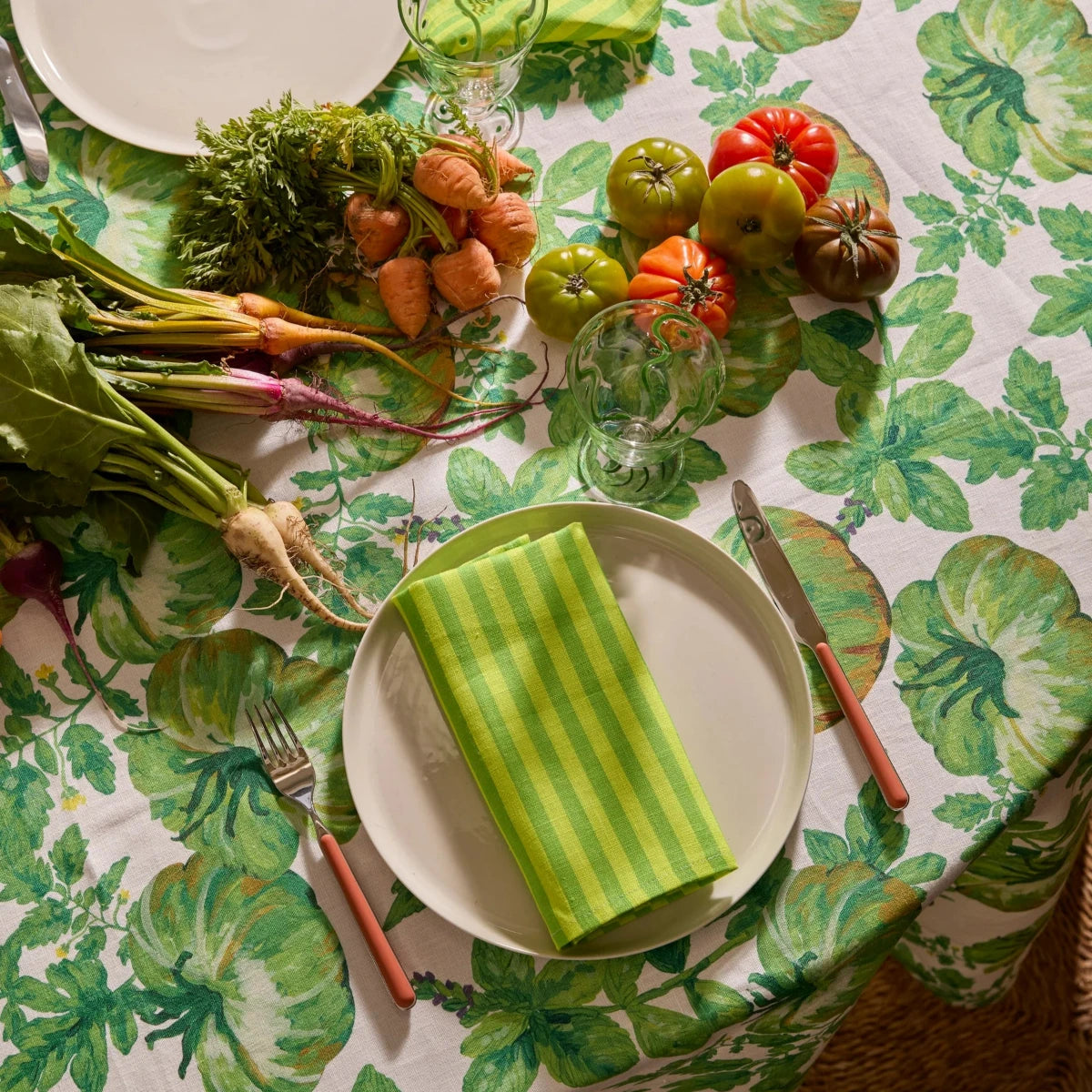Heirloom Green Tablecloth