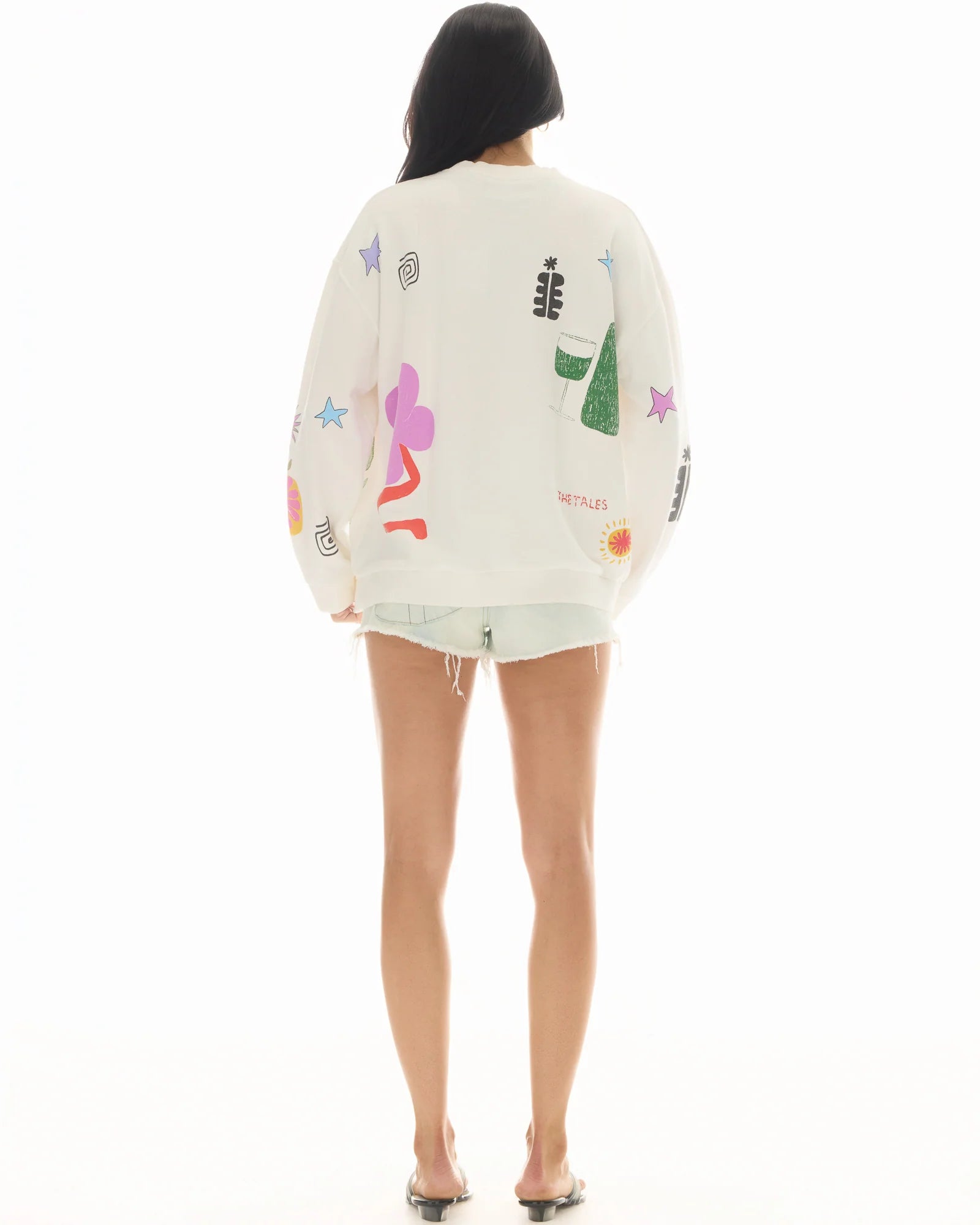 Illustrated Postcard Sweater