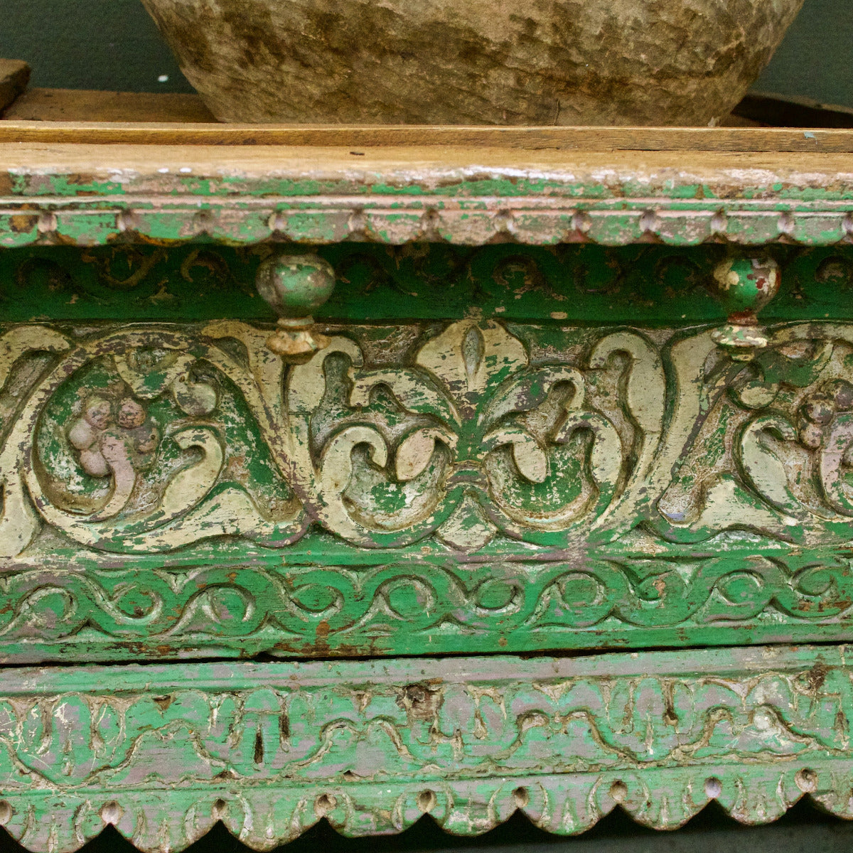 Vintage Wooden Damchiya Table