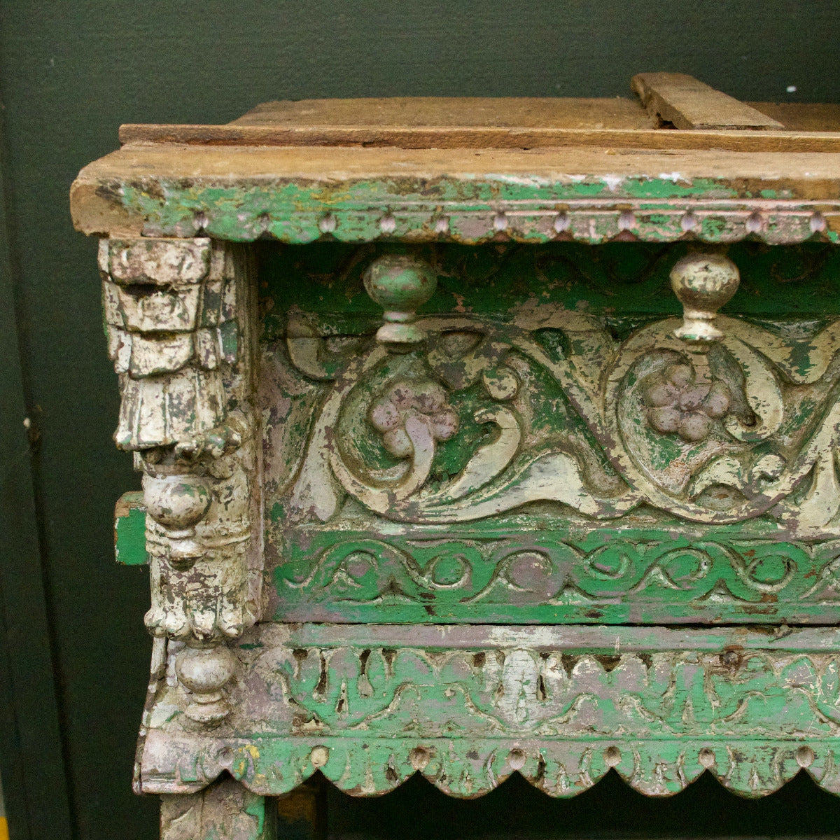 Vintage Wooden Damchiya Table