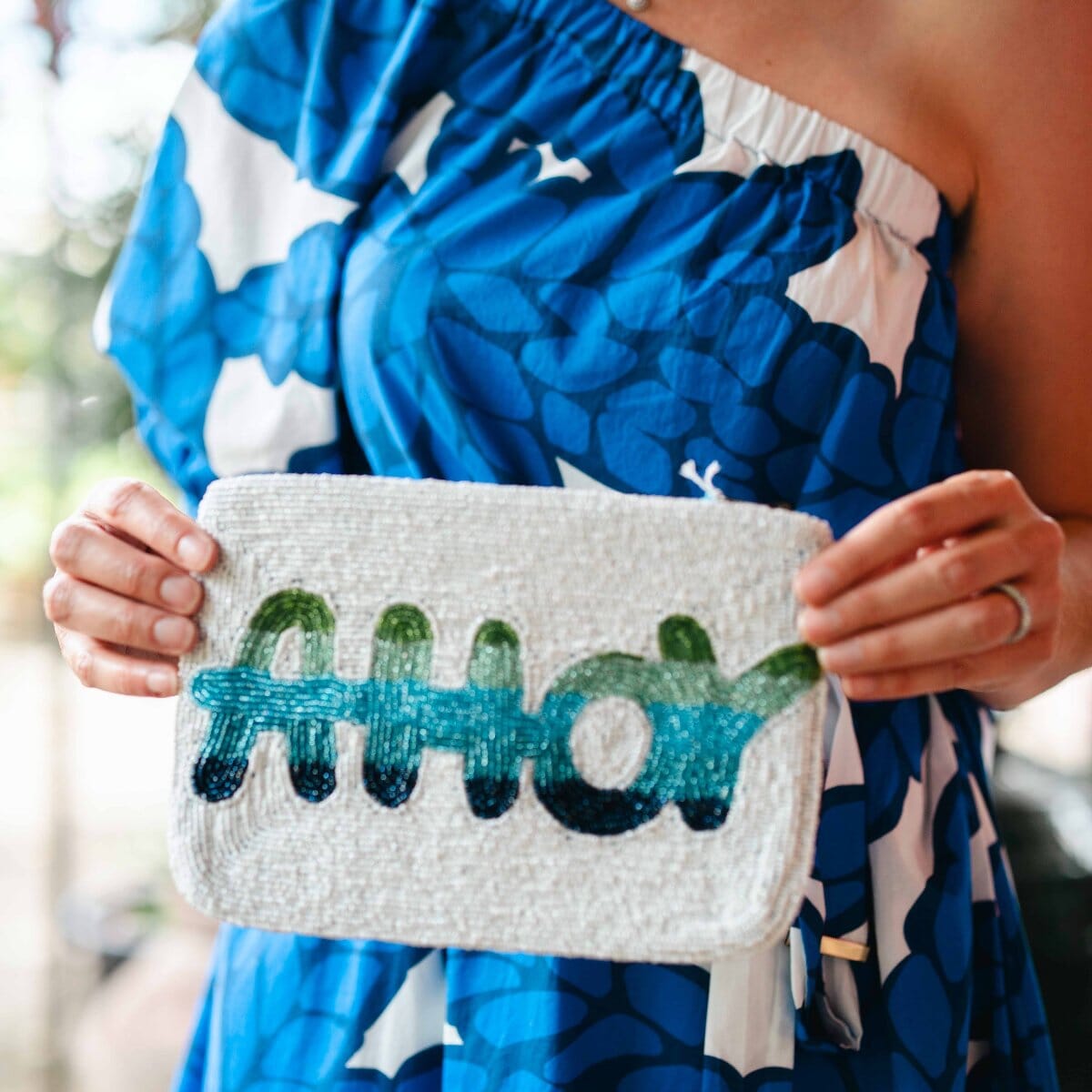 Ahoy Beaded Clutch PL Accessories Brookfield Gardens