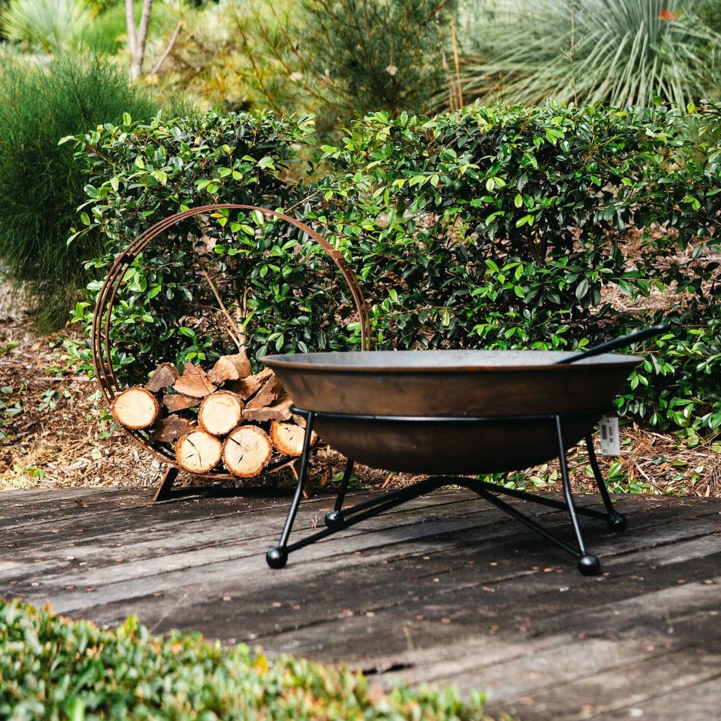 Art Deco Fire Pit and Stand 750 Pots - Cast iron Brookfield Gardens