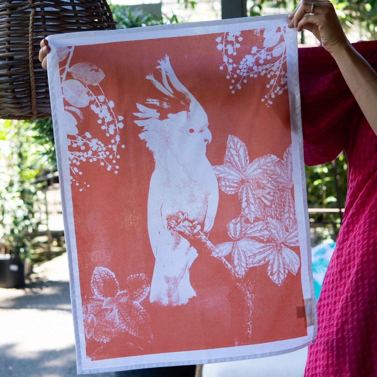 Australiana Major Mitchell T/Towel Orange PL Homewares Brookfield Gardens