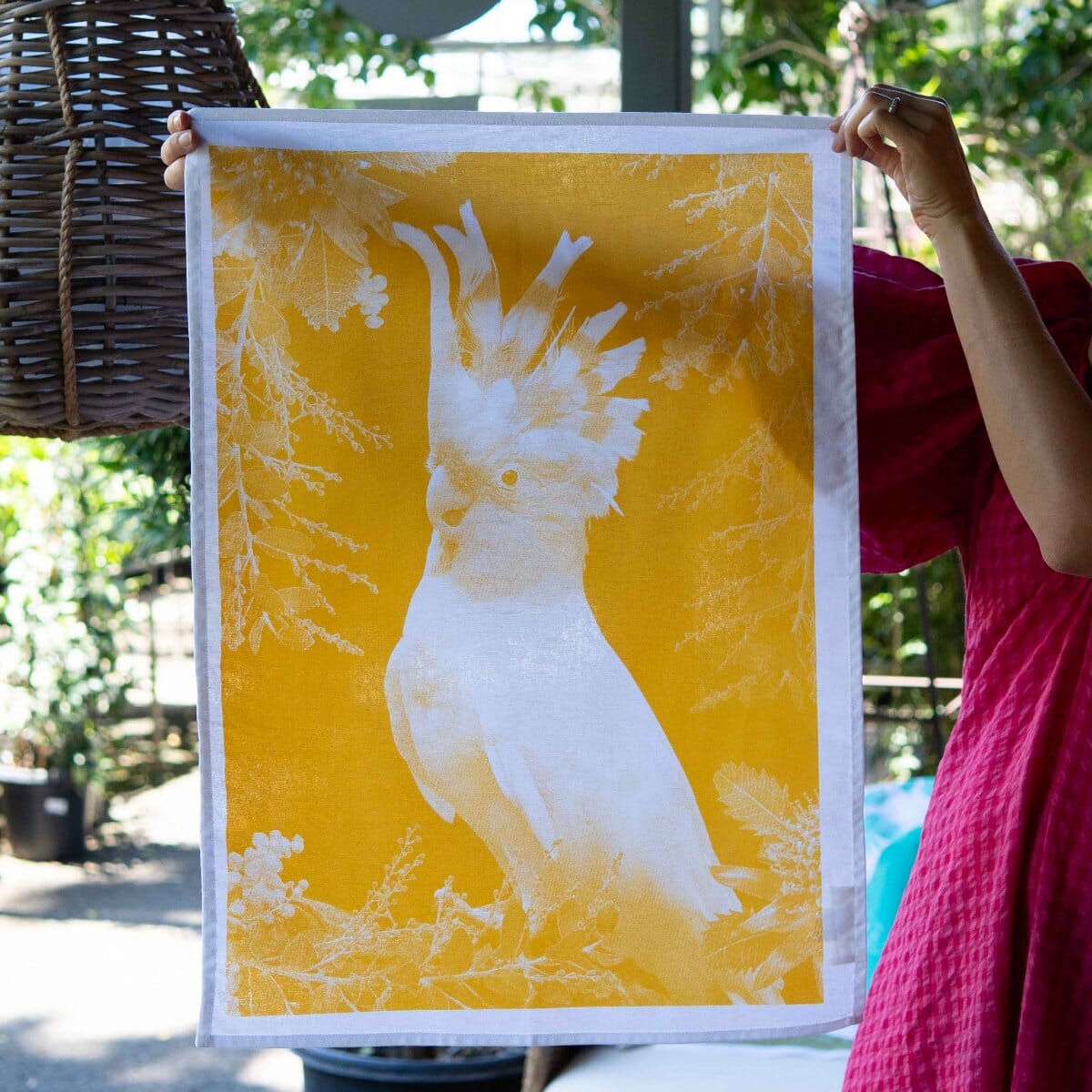 Australiana Major Mitchell T/Towel Yellow PL Homewares Brookfield Gardens