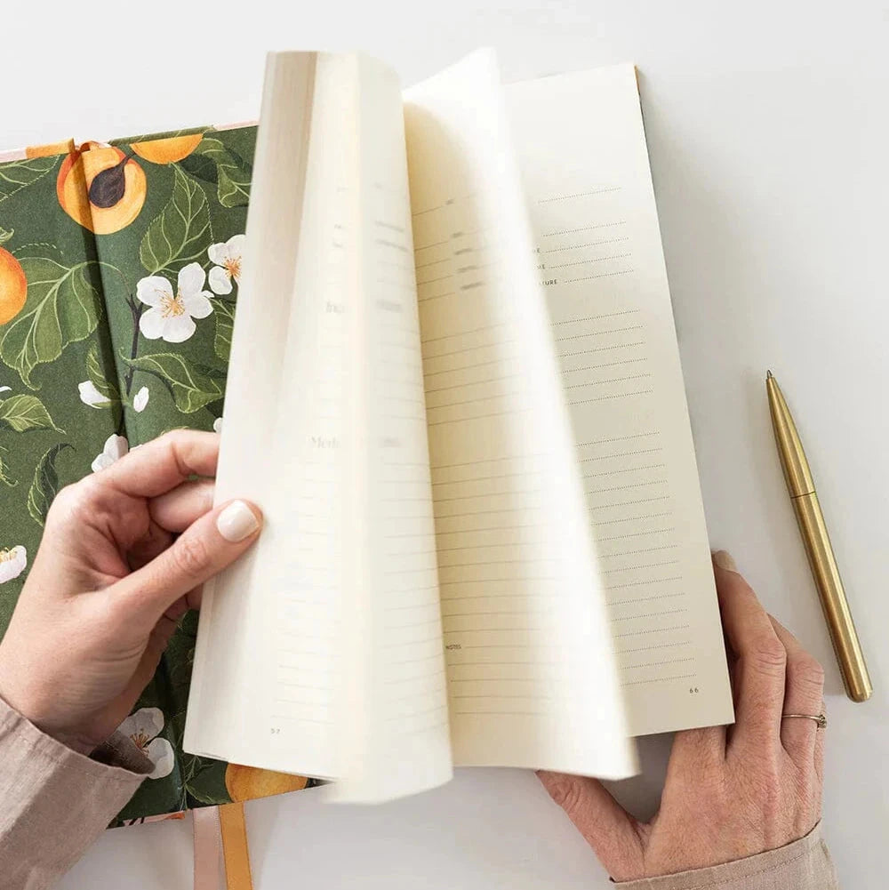 Bespoke Letterpress Recipe Journal PL Stationery Brookfield Gardens