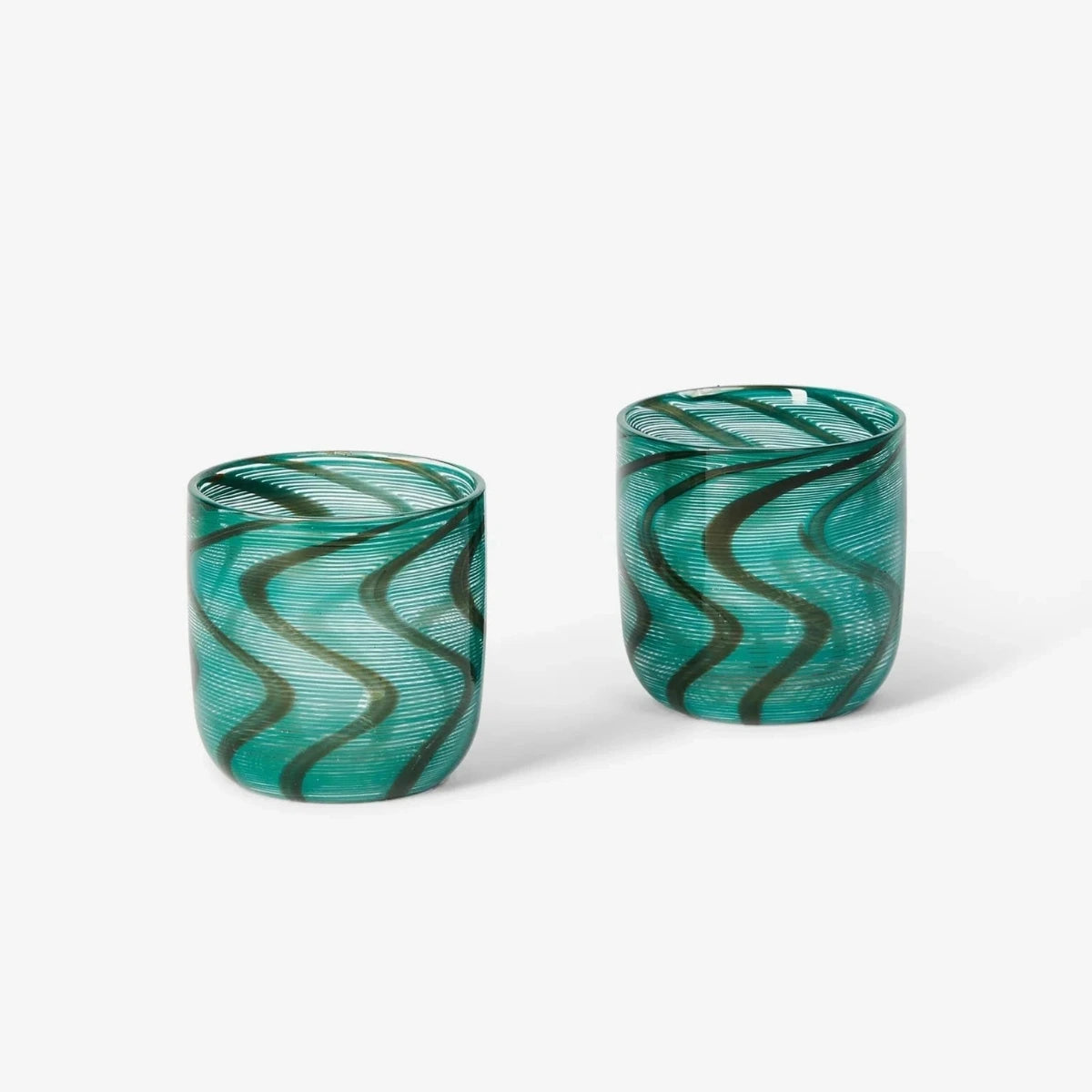 Swirl Green Tumblers