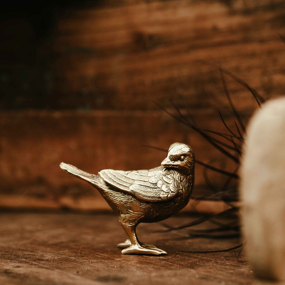 Brass Dove Standing Gift - Ornaments Brookfield Gardens Gold