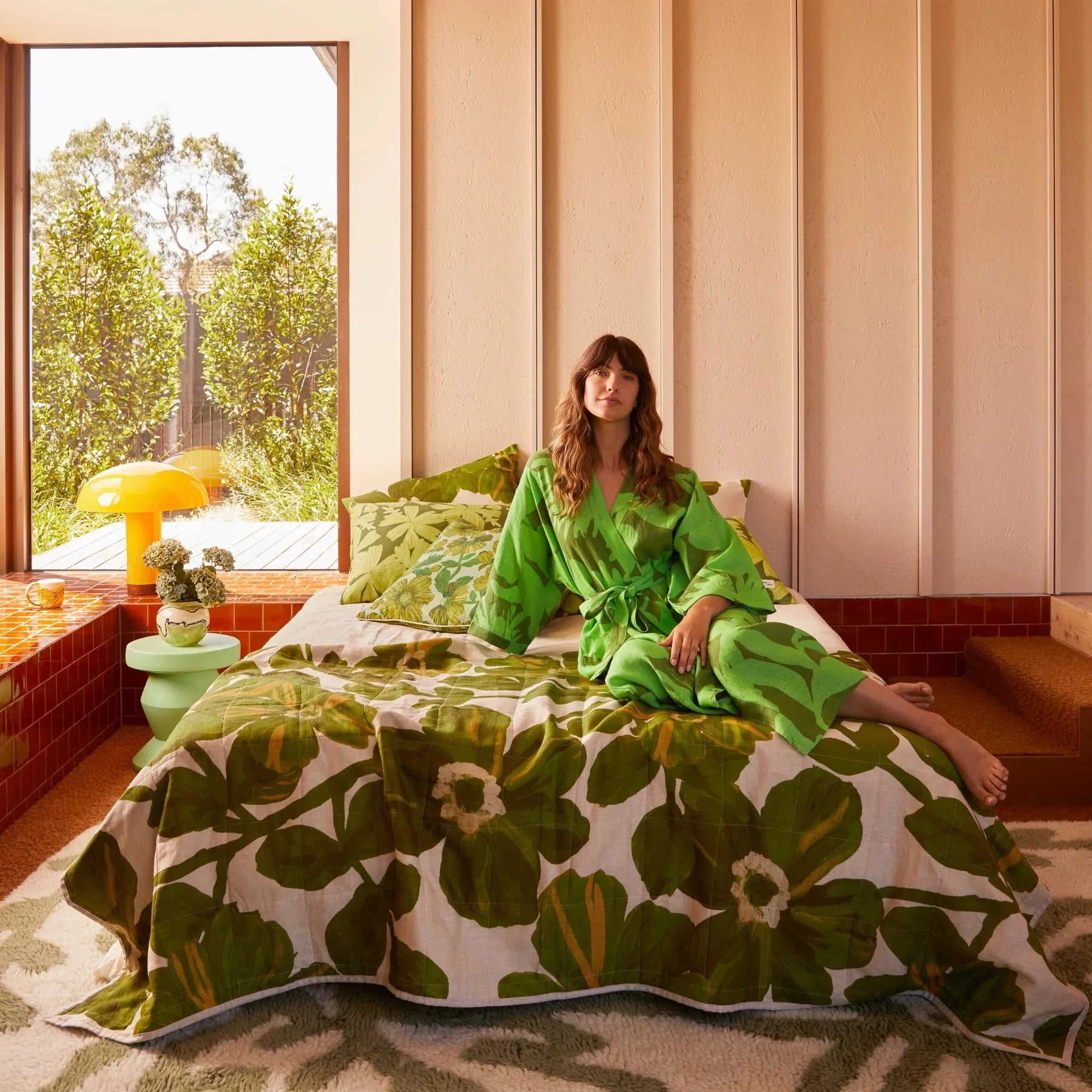 Carmine Robe Green PL Clothing Brookfield Gardens