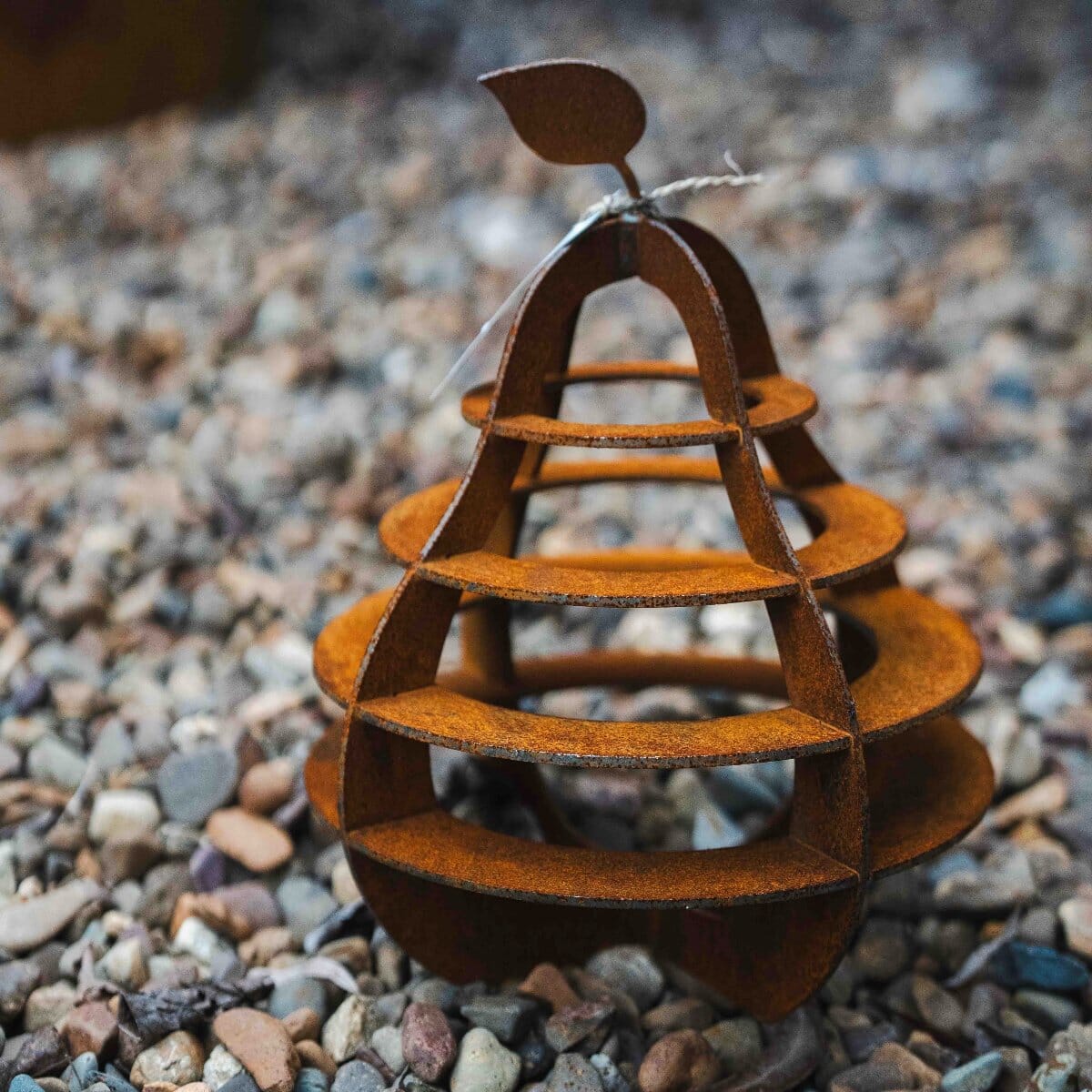 Corten Pear Garden Art Brookfield Gardens