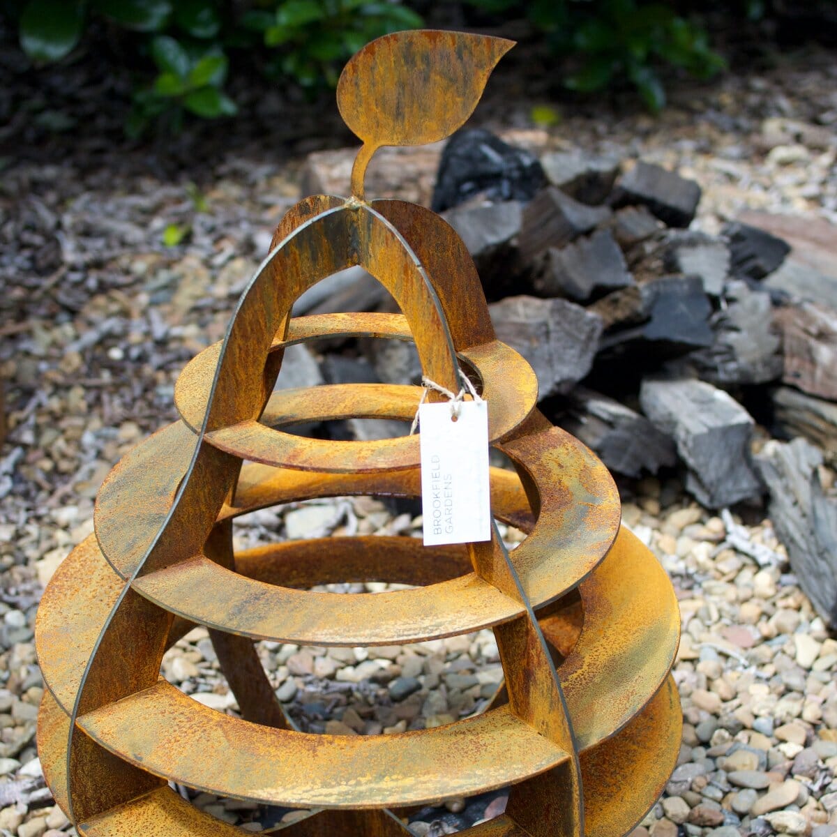 Corten Pear Garden Art Brookfield Gardens