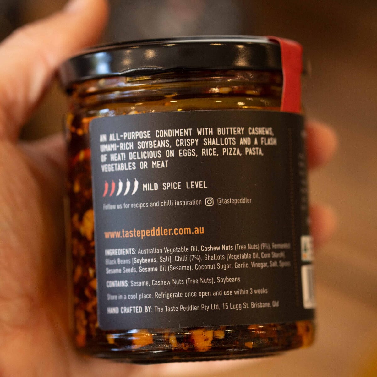 Crispy Cashew Chilli Oil PL Produce Brookfield Gardens