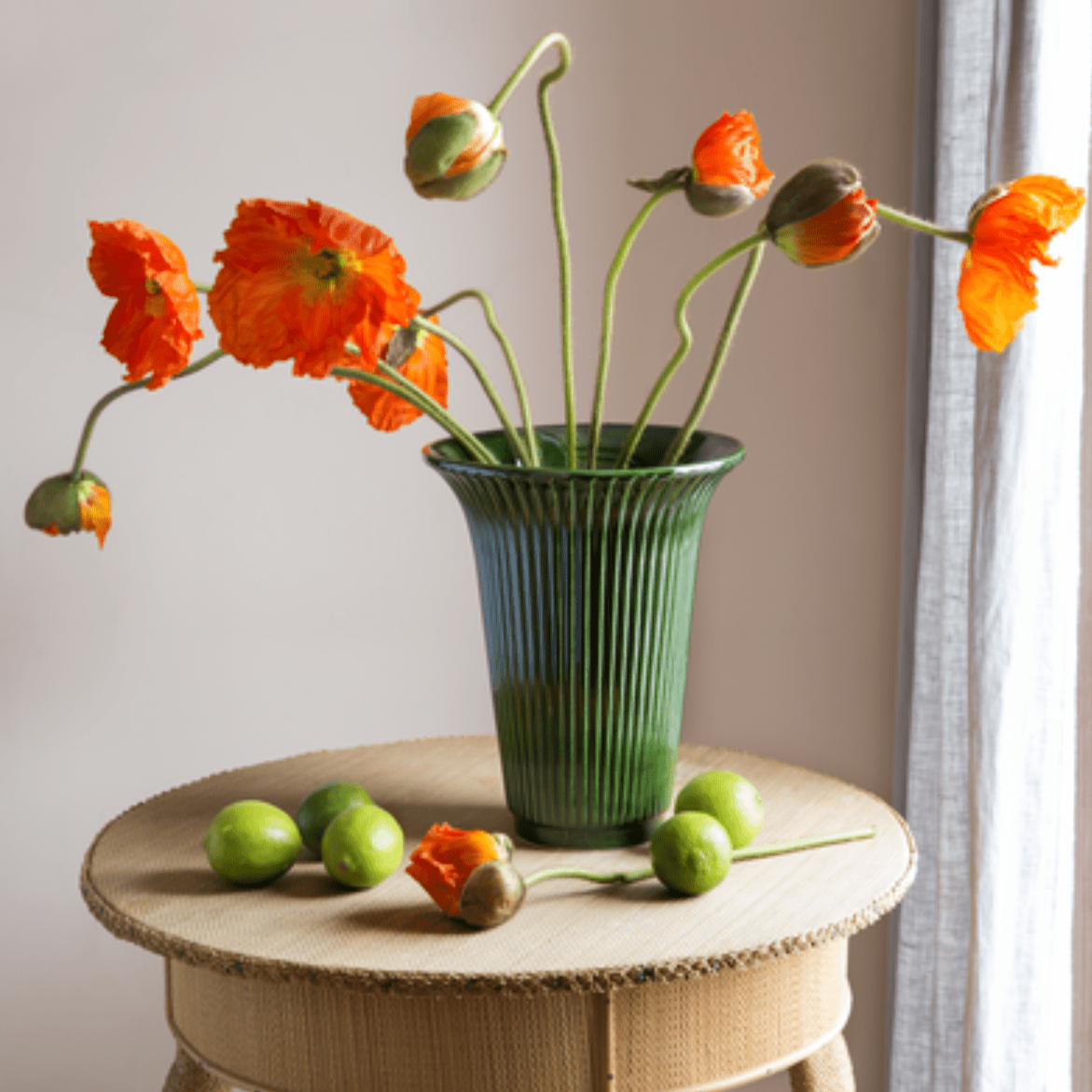 Daisy Green Vase Pots - Berg Berg