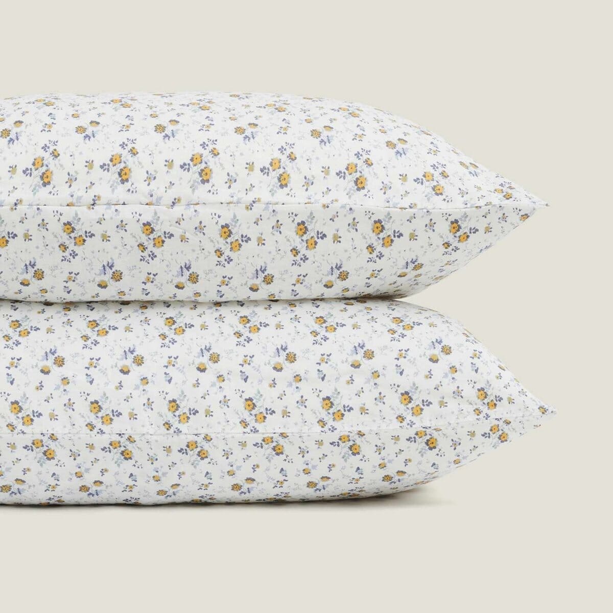 French Linen Pillowcase Set Floral BH - Bedding Brookfield Gardens