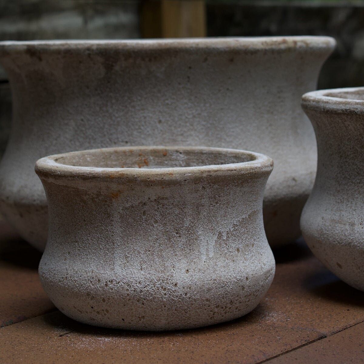 Ganache Low Lotus Pots - Terracotta Brookfield Gardens