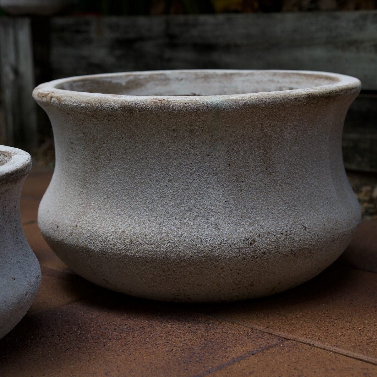 Ganache Low Lotus Pots - Terracotta Brookfield Gardens