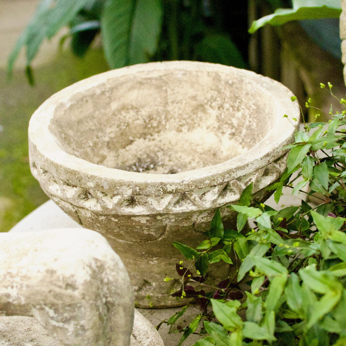 Limestone Bowl with Lid