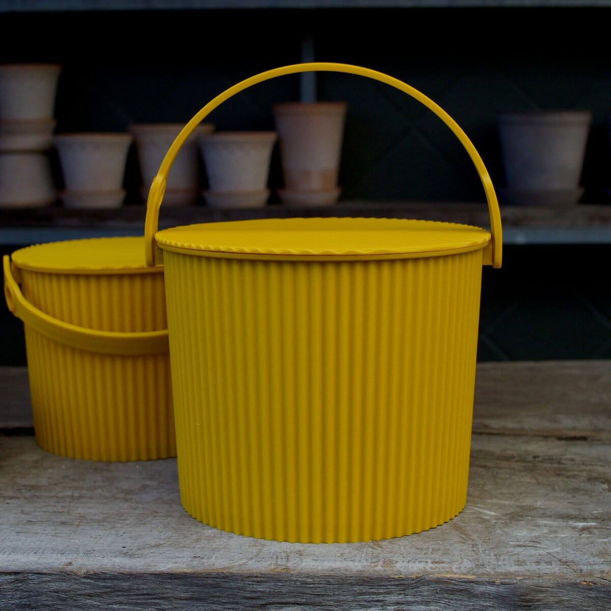 Hachiman Multi-Purpose Bucket 8L Mustard Hard Ware Brookfield Gardens