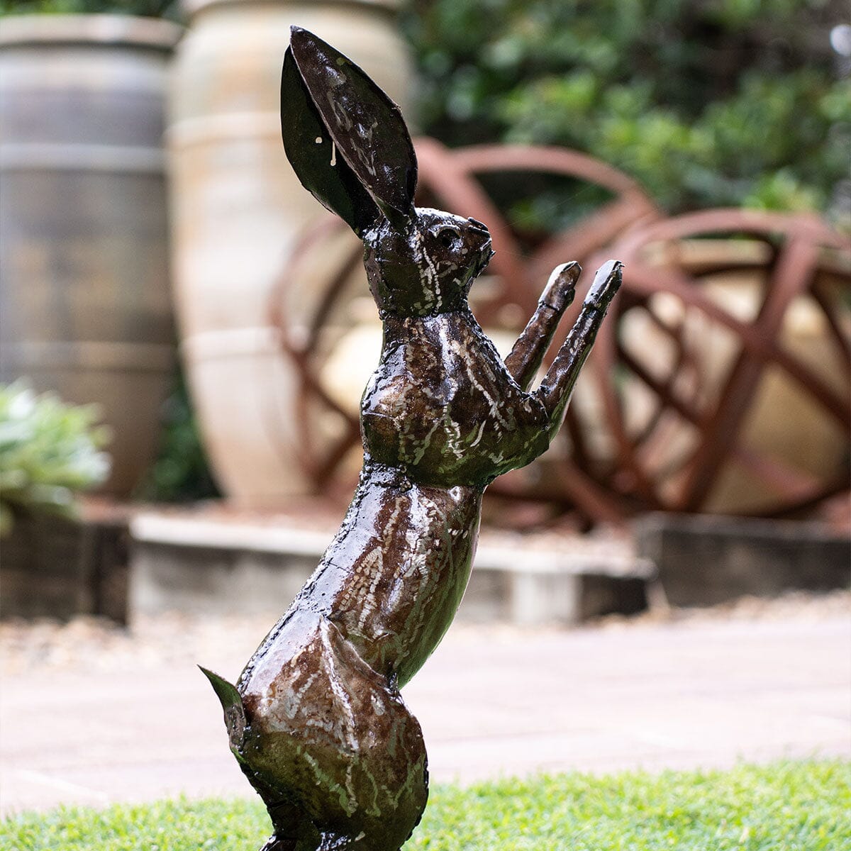 Hare Trio Garden Art Brookfield Gardens