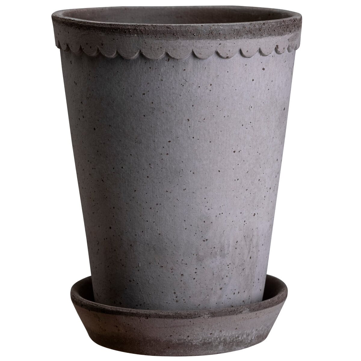 Helena Tall Grey inc Saucer Pots - Berg Berg