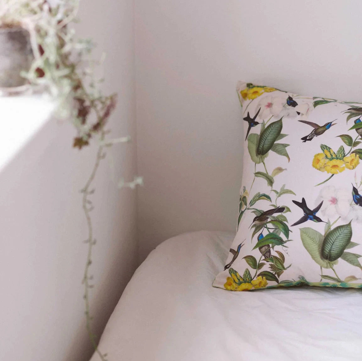 Hummingbird Organic Cotton Pillowcase BH - Bedding Brookfield Gardens