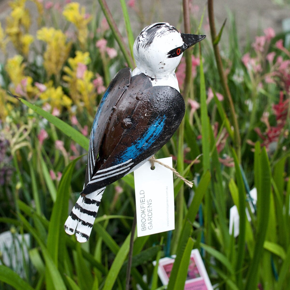 Kookaburra on Rod Garden Art Brookfield Gardens