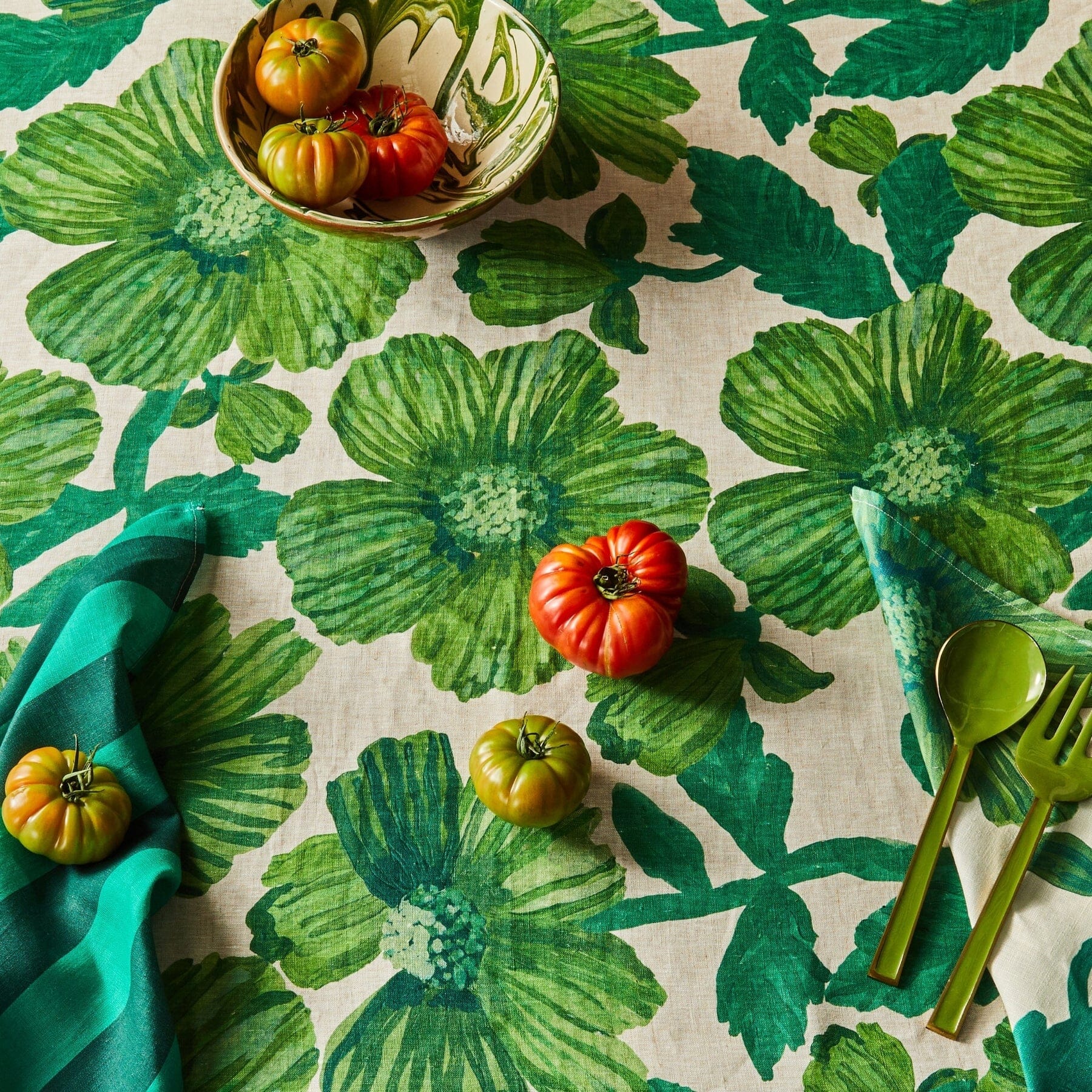 Leon Emerald T/Cloth M PL Napery Brookfield Gardens