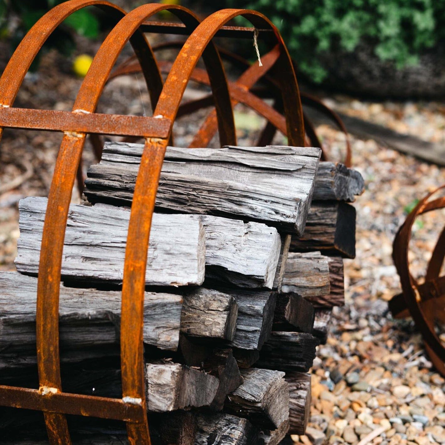 Log Holder Garden Art Brookfield Gardens