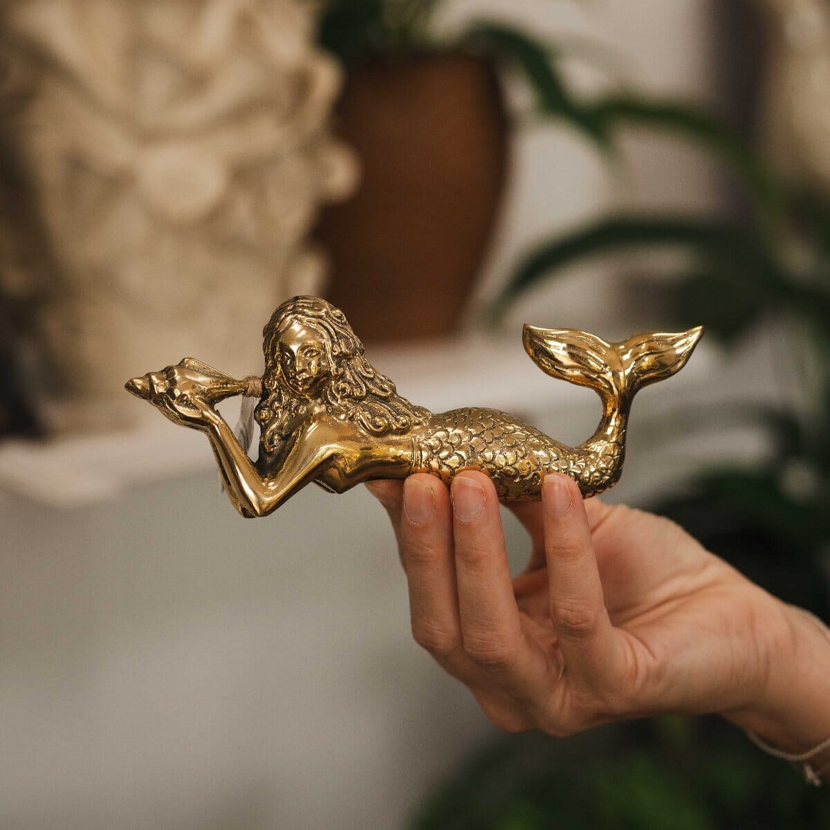 Mermaid Holding Shell PL Homewares Brookfield Gardens