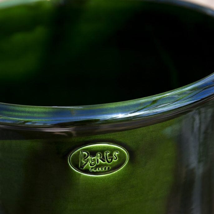 Modena Glazed Pot inc Saucer Pots - Berg Brookfield Gardens