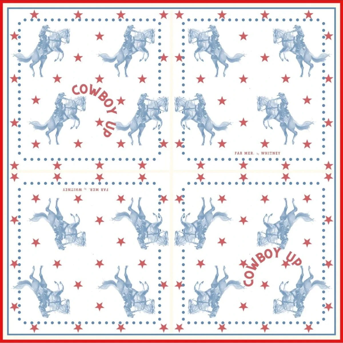 Whitney Spicer Far Mer Cowboy Up Bandana