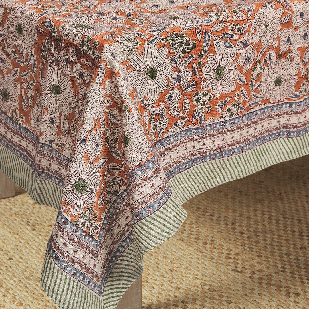 Persimmon Tablecloth PL Napery Brookfield Gardens