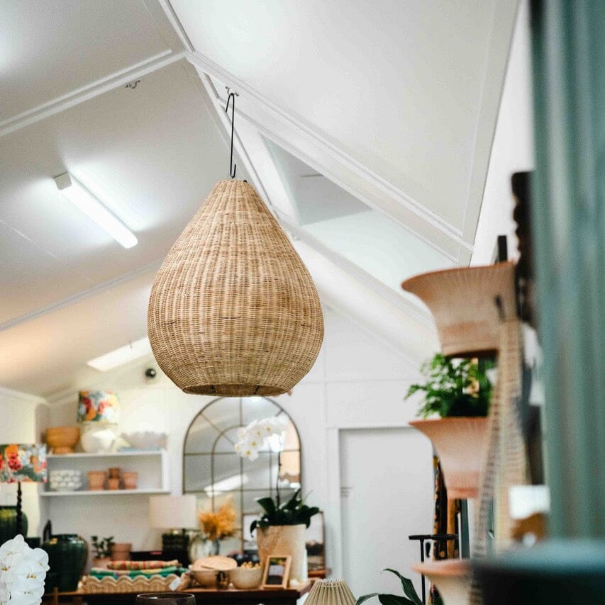 Rattan Pendant BH - Homewares Brookfield Gardens