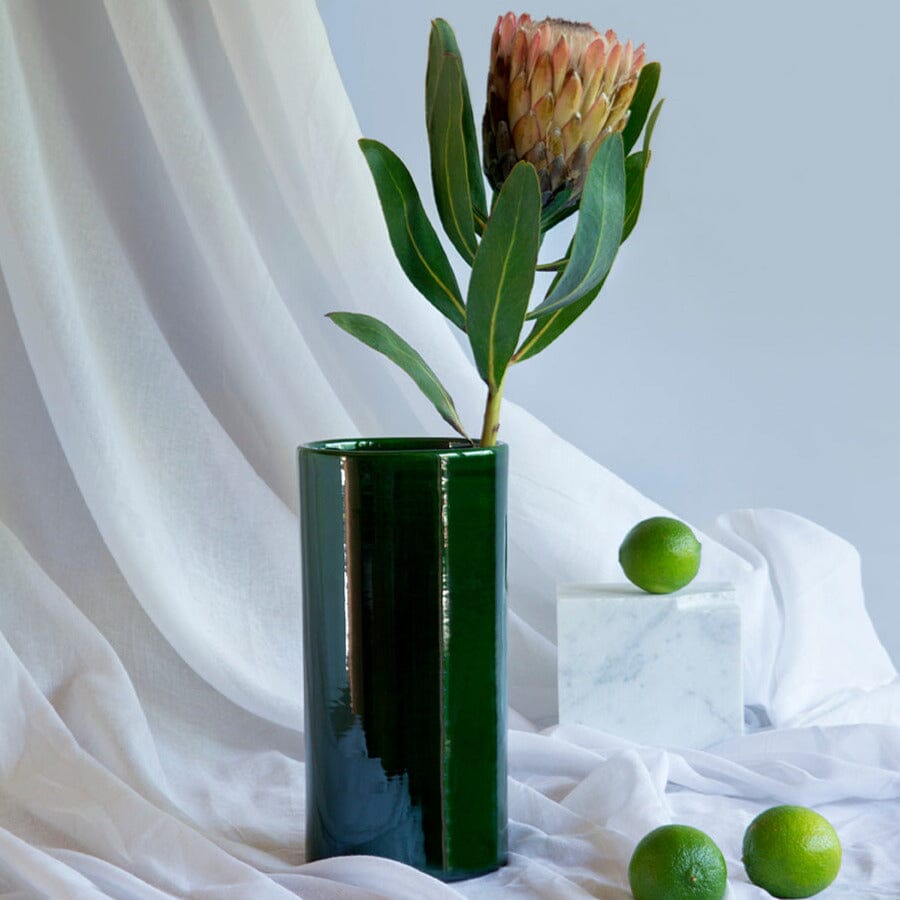 Romeo Emerald Green Vase Pots - Berg Berg