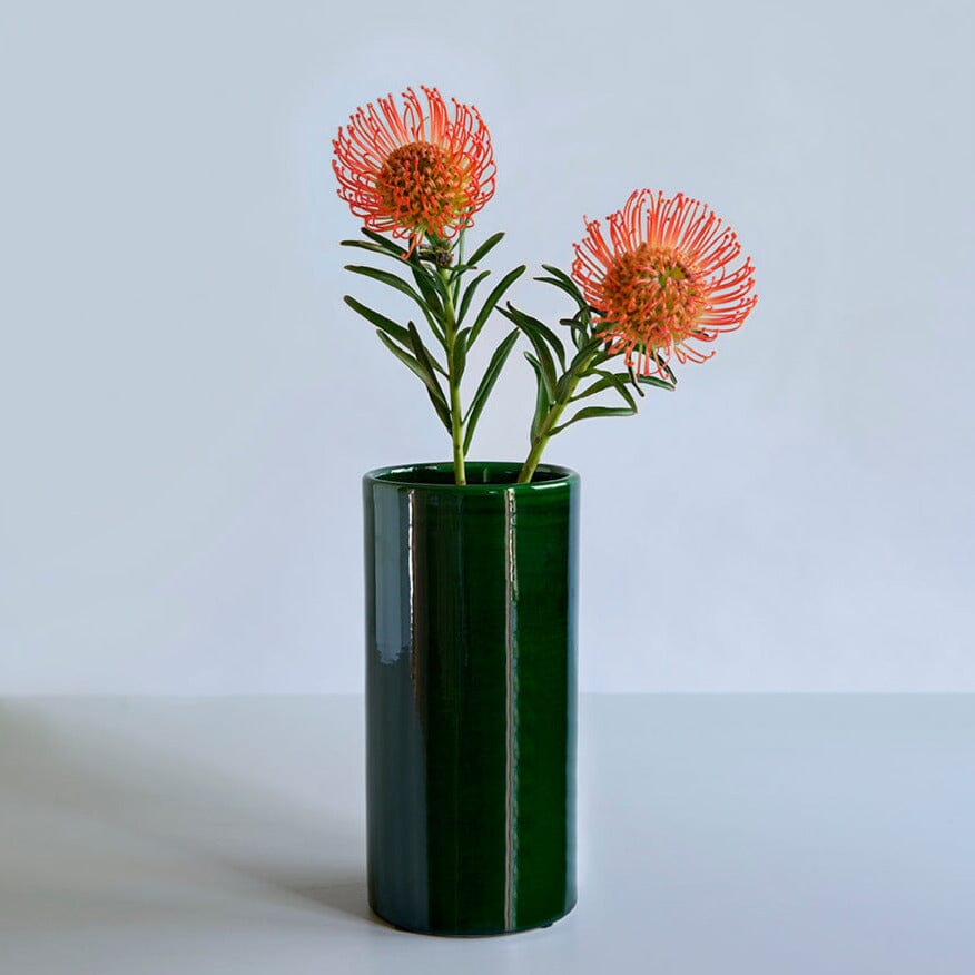 Romeo Emerald Green Vase Pots - Berg Berg