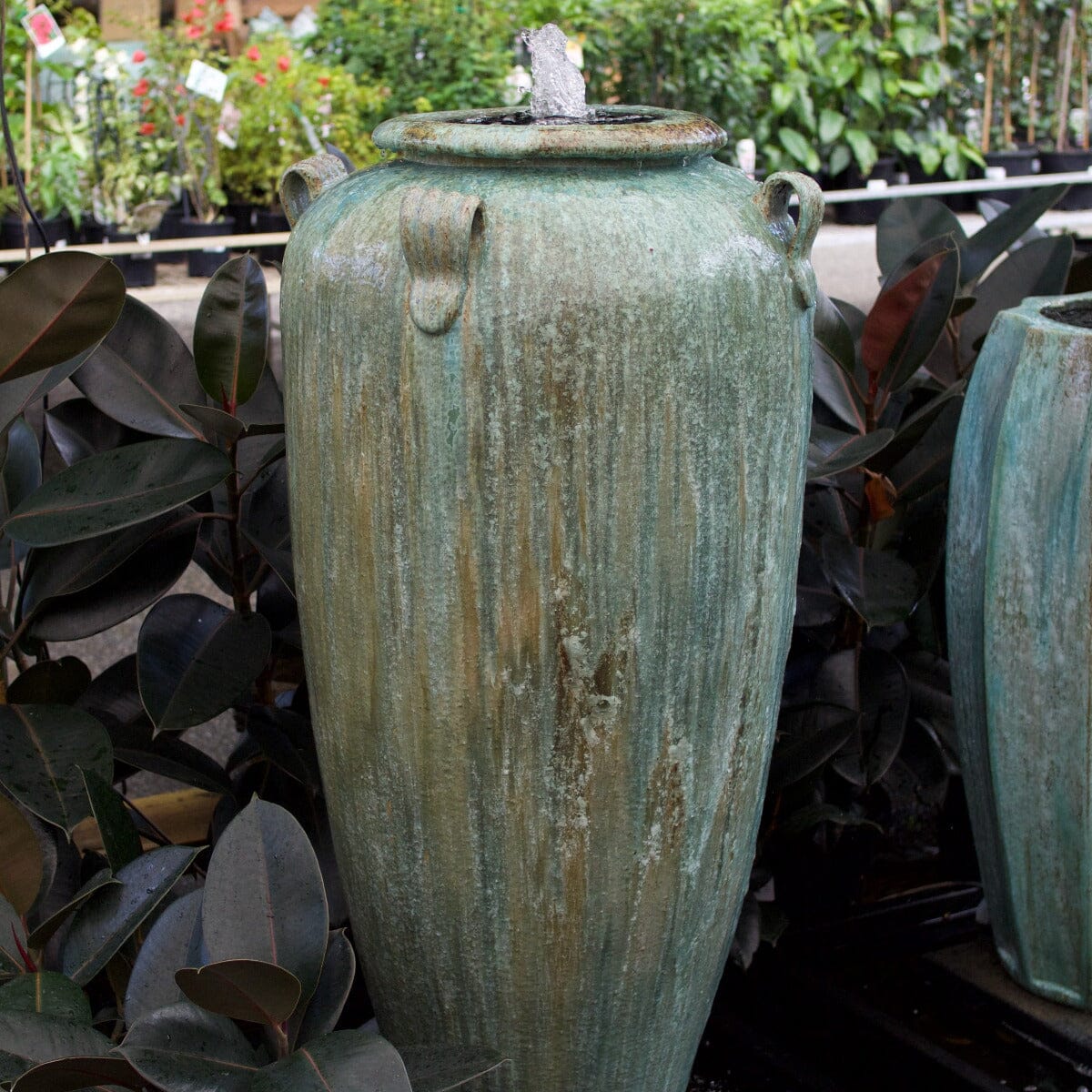 Tall Temple Jar Fountain/Base/Pump Fountain Packages Brookfield Gardens