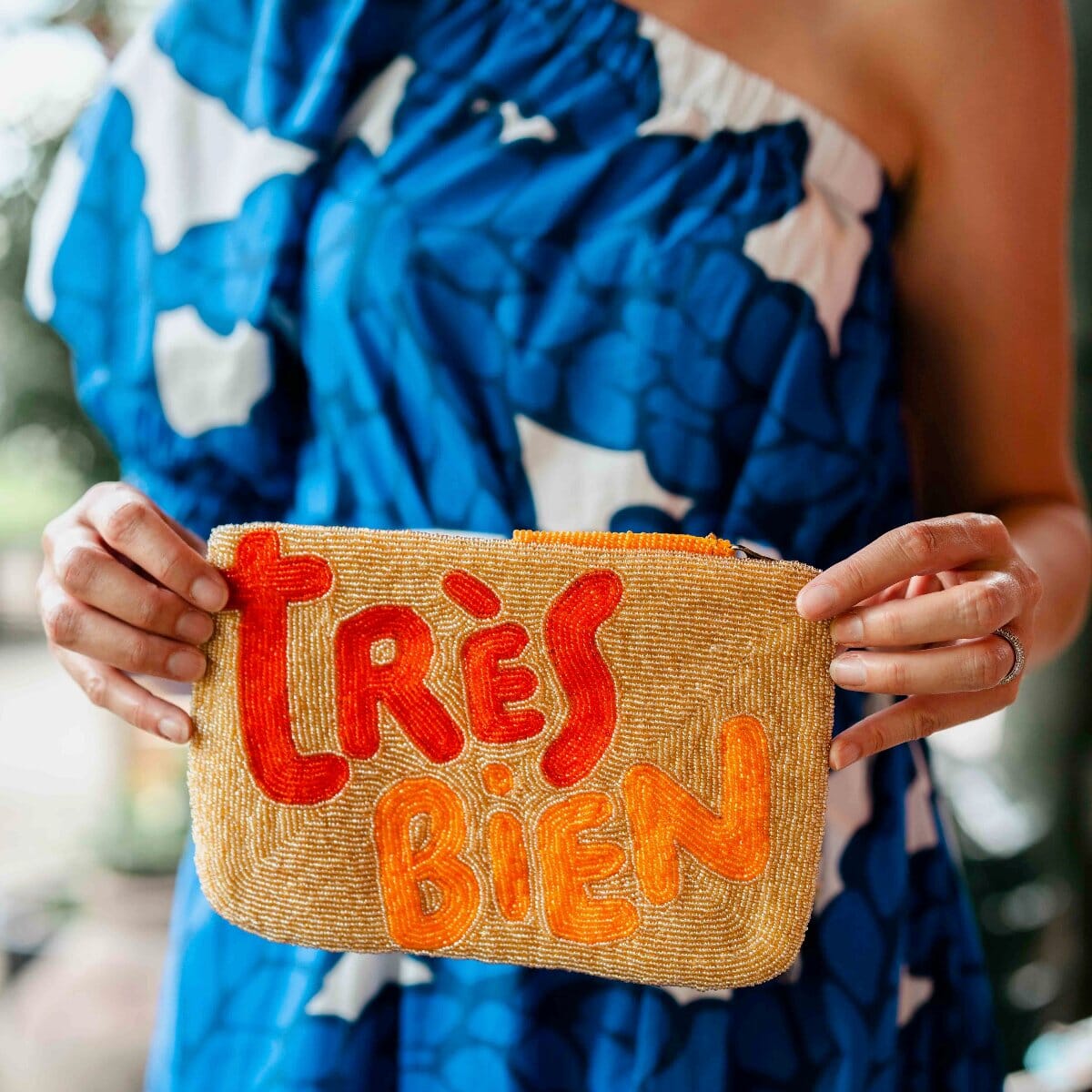 Tres Bien Beaded Clutch PL Accessories Brookfield Gardens