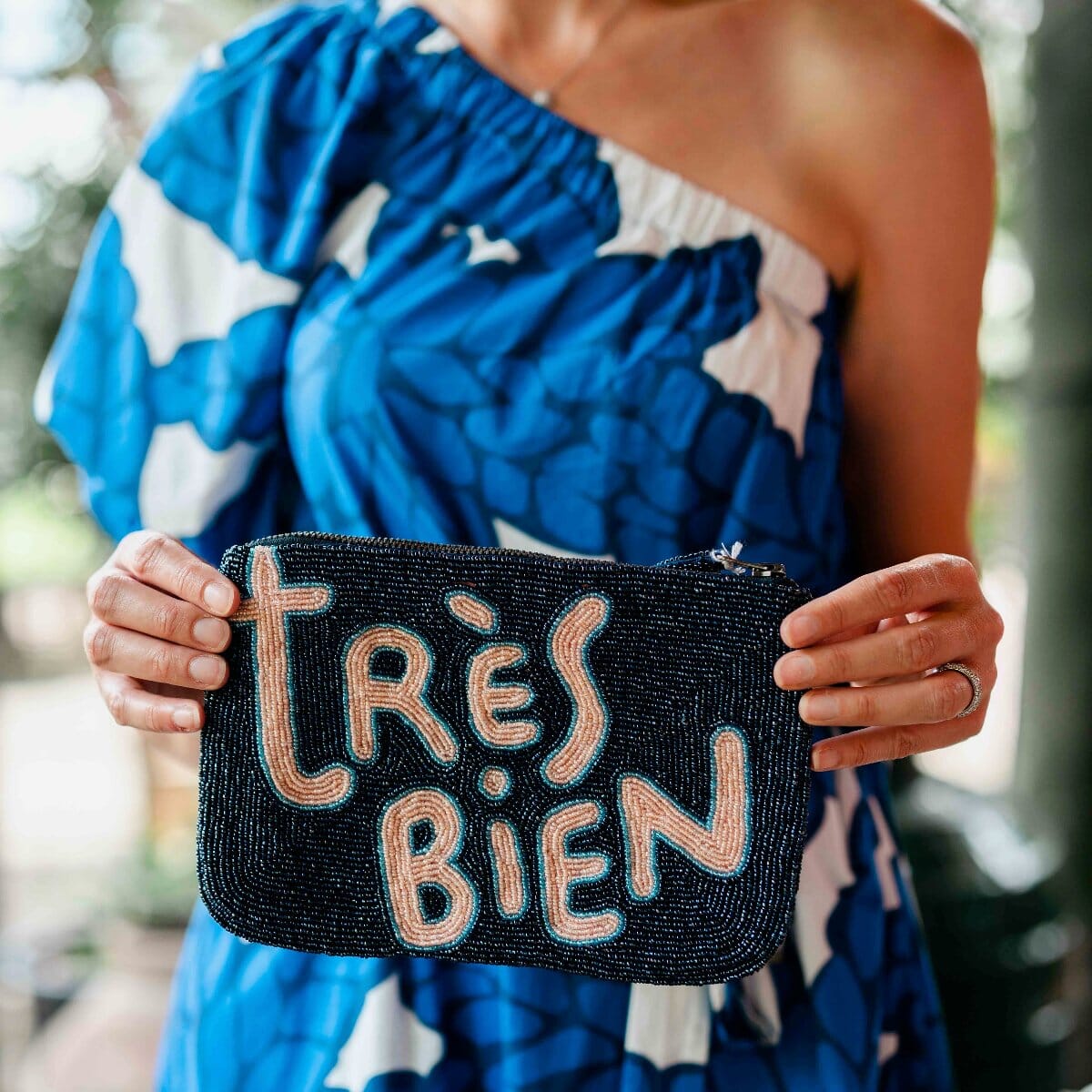 Tres Bien Beaded Clutch PL Accessories Brookfield Gardens