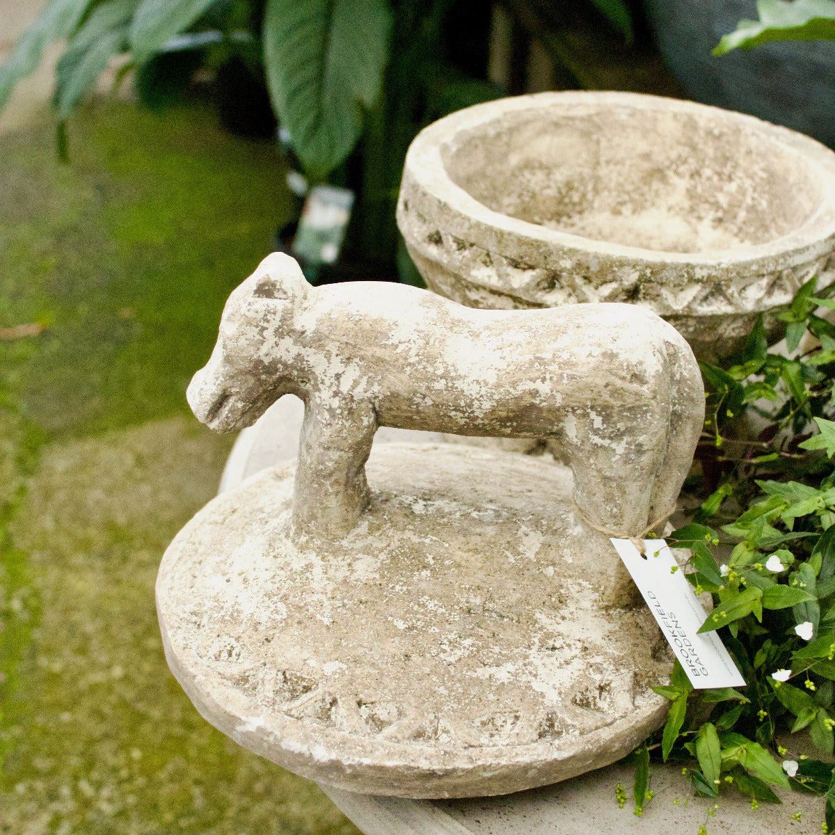 Limestone Bowl with Lid